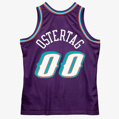 NBA SWINGMAN JERSEY JAZZ 1996 GREG OSTERTAG - Purple - Image 2