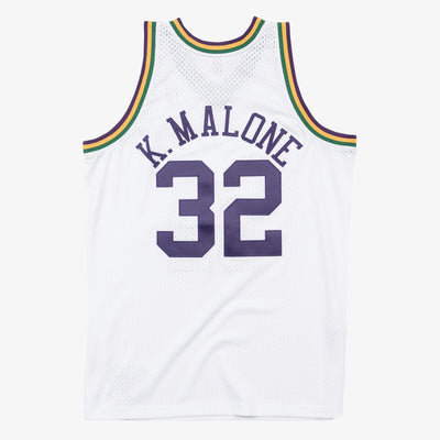 NBA SWINGMAN JERSEY JAZZ 1991 KARL MALONE - White - Image 2