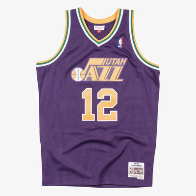 NBA SWINGMAN JERSEY JAZZ JOHN STOCKTON 91 - Purple - Image 1