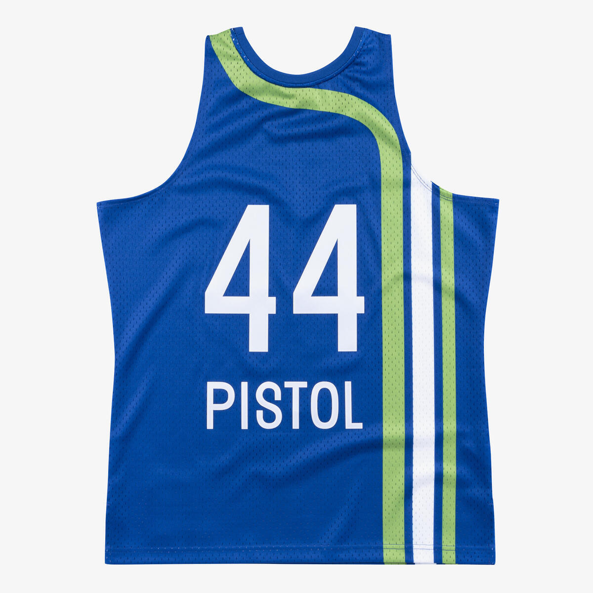 NBA SWINGMAN JERSEY HAWKS 1971 PETE MARAVICH - Royal - Image 2
