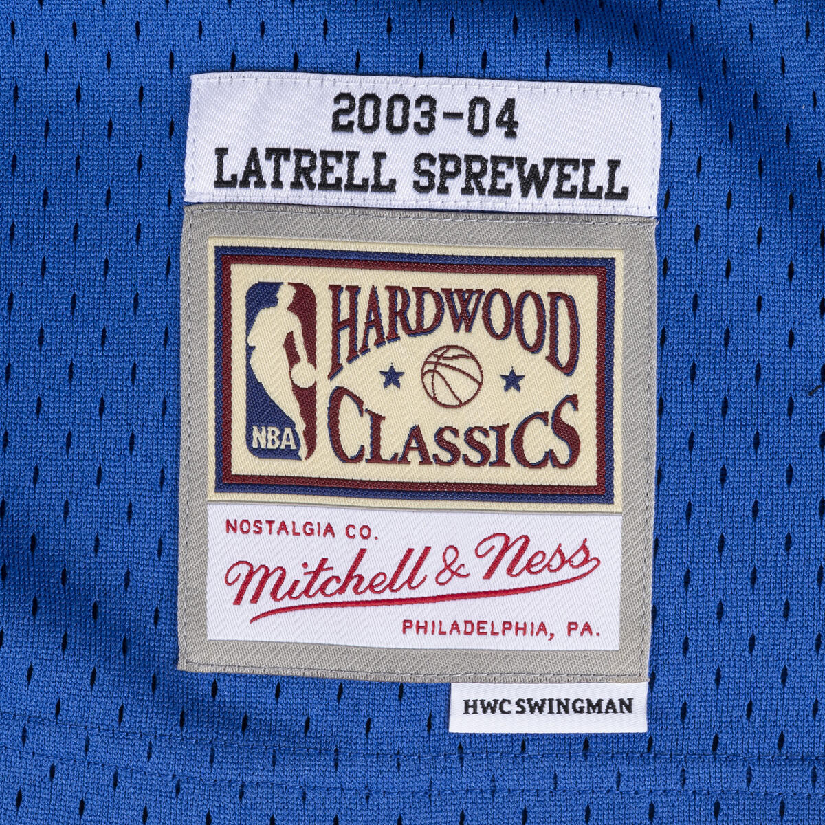 NBA SWINGMAN JERSEY TIMBERWOLVES 2003 LATRELL SPREWELL - Magic Blue - Image 3