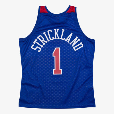 NBA SWINGMAN JERSEY BULLETS 1996 ROD STRICKLAND - Royal-Red - Image 2
