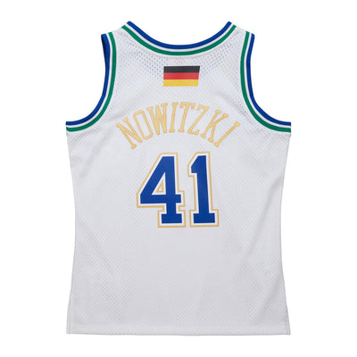NBA SWINGMAN JERSEY MAVERICKS 1998 DIRK NOWITZKI - White - Image 2