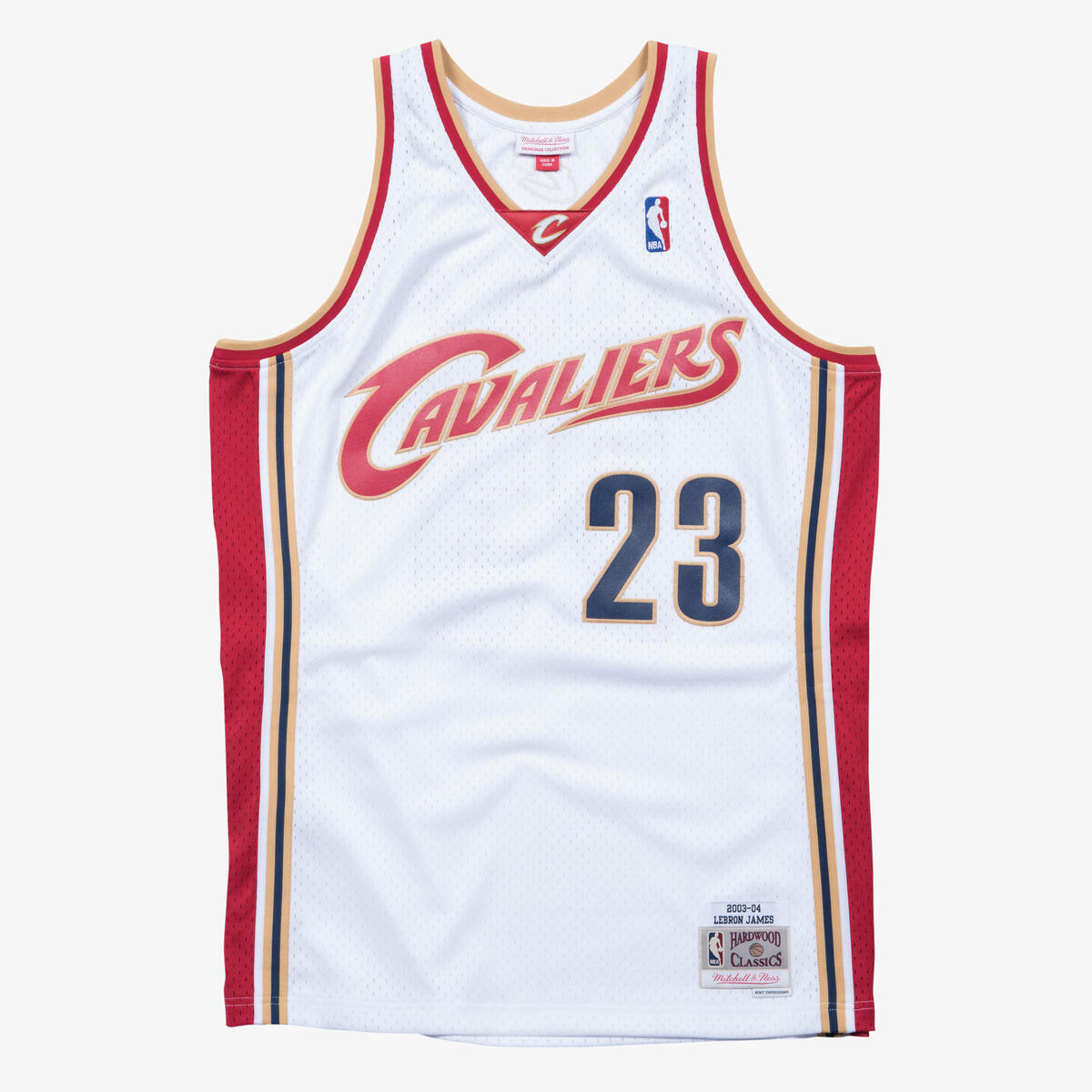 NBA SWINGMAN JERSEY CAVALIERS 2003 LEBRON JAMES - White - Image 1