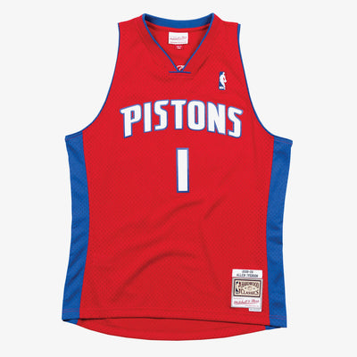 NBA SWINGMAN JERSEY PISTONS 2008 ALLEN IVERSON - Scarlet - Image 1