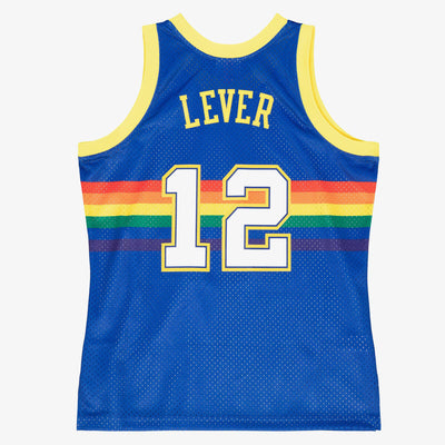 NBA SWINGMAN JERSEY NUGGETS 1987 LAFAYETTE 'FAT' LEVER - Royal - Image 2