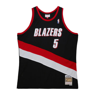 NBA SWINGMAN ROAD JERSEY TRAIL BLAZERS 1999 JERMAINE O'NEAL - Black - Image 1