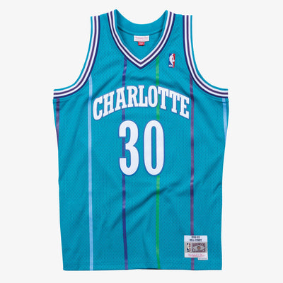 NBA SWINGMAN ROAD JERSEY HORNETS 1992 DELL CURRY - Teal - Image 1