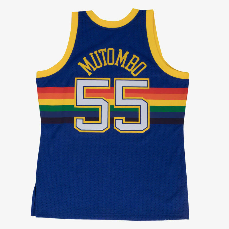 NBA SWINGMAN ROAD JERSEY NUGGETS 1991 DIKEMBE MUTOMBO - Royal - Image 2