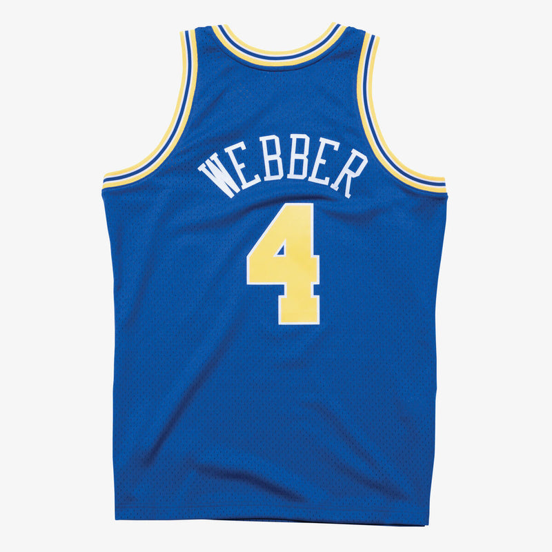 NBA SWINGMAN ROAD JERSEY WARRIORS 1993 CHRIS WEBBER - Image 2