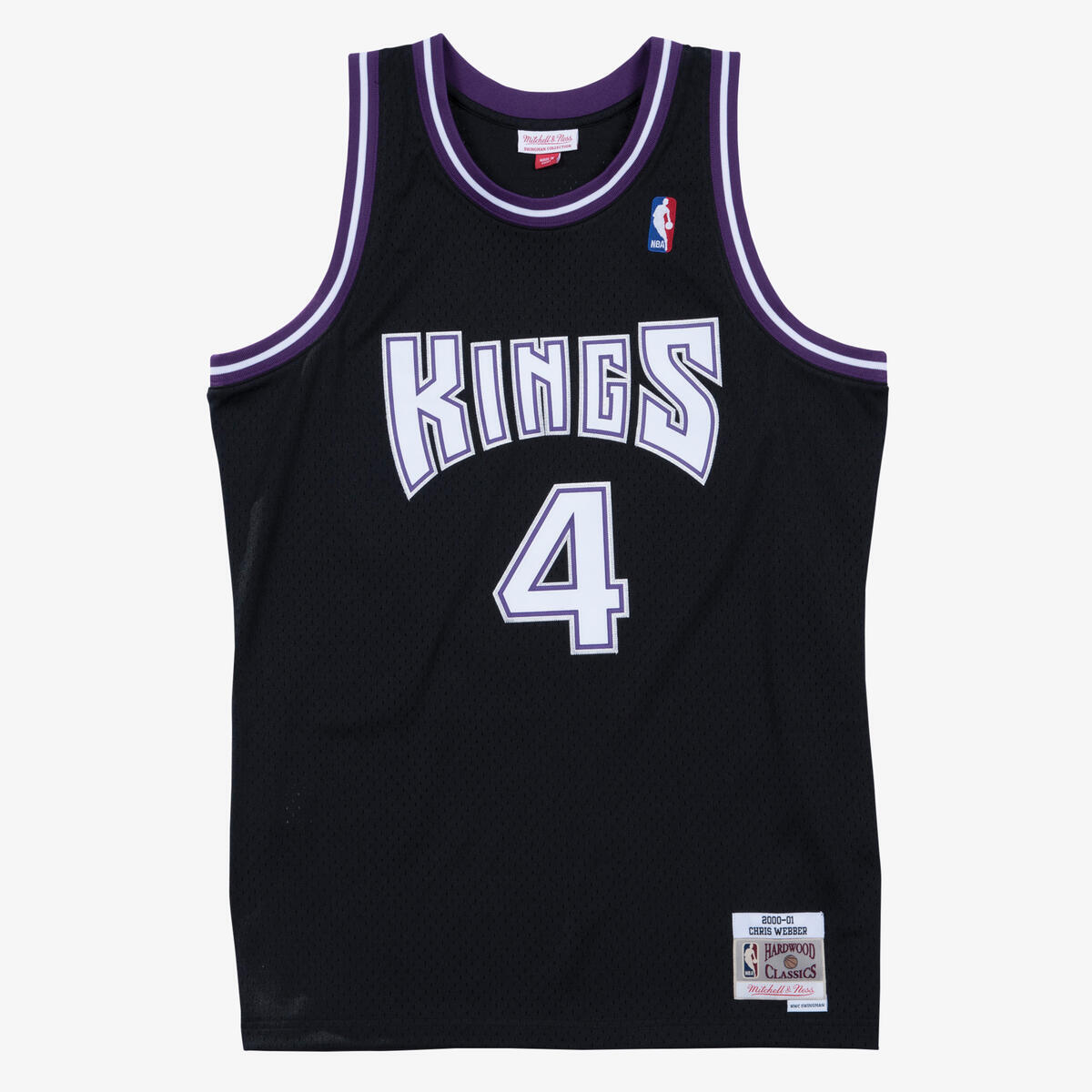NBA SWINGMAN ROAD JERSEY KINGS 2000 CHRIS WEBBER - Black - Image 1