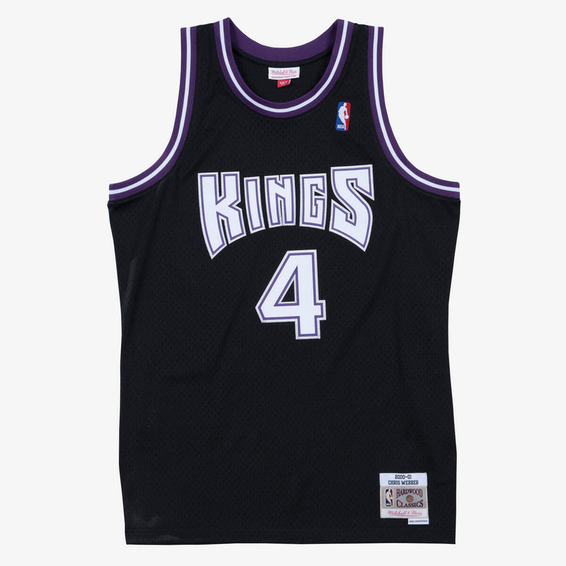 NBA SWINGMAN ROAD JERSEY KINGS 2000 CHRIS WEBBER - Black - Image 1