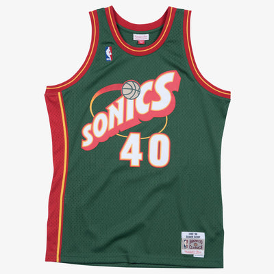 NBA SWINGMAN ROAD JERSEY SUPERSONICS 1995 SHAWN KEMP - Image 2