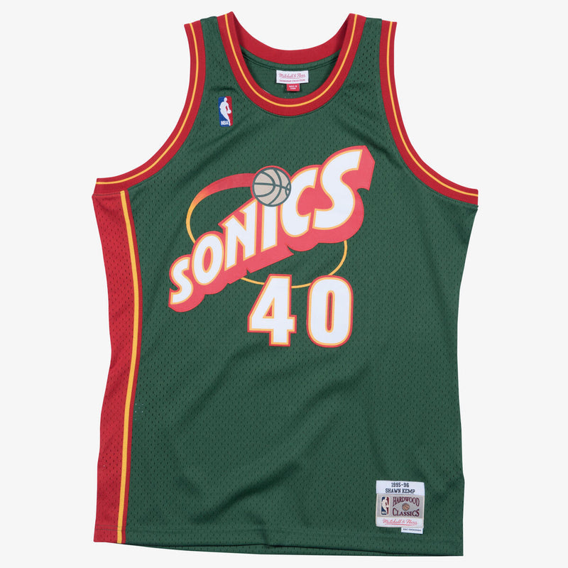 NBA SWINGMAN ROAD JERSEY SUPERSONICS 1995 SHAWN KEMP - Image 2