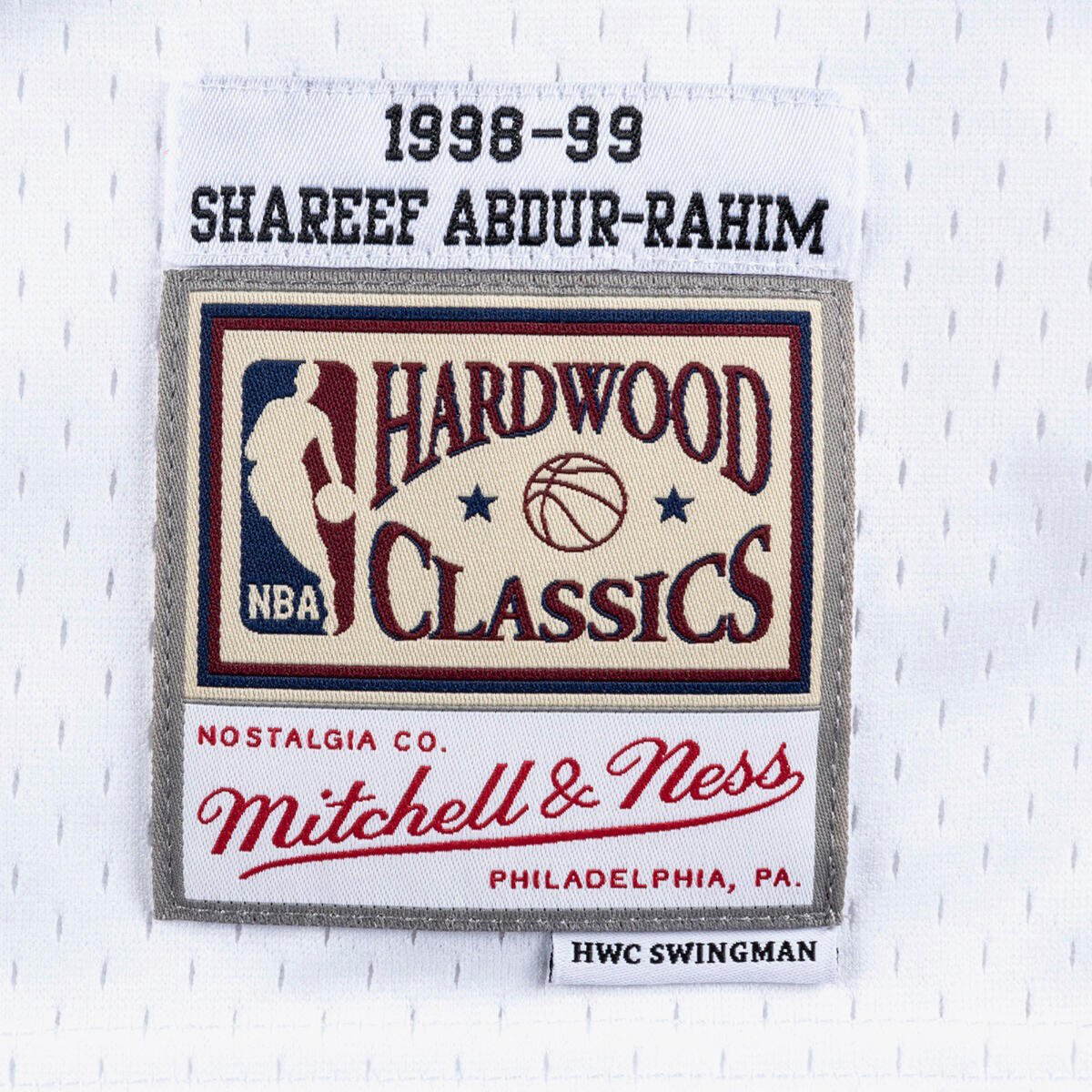 NBA SWINGMAN HOME JERSEY 1998 GRIZZLIES SHAREEF ABDUR_RAHIM - White - Image 3