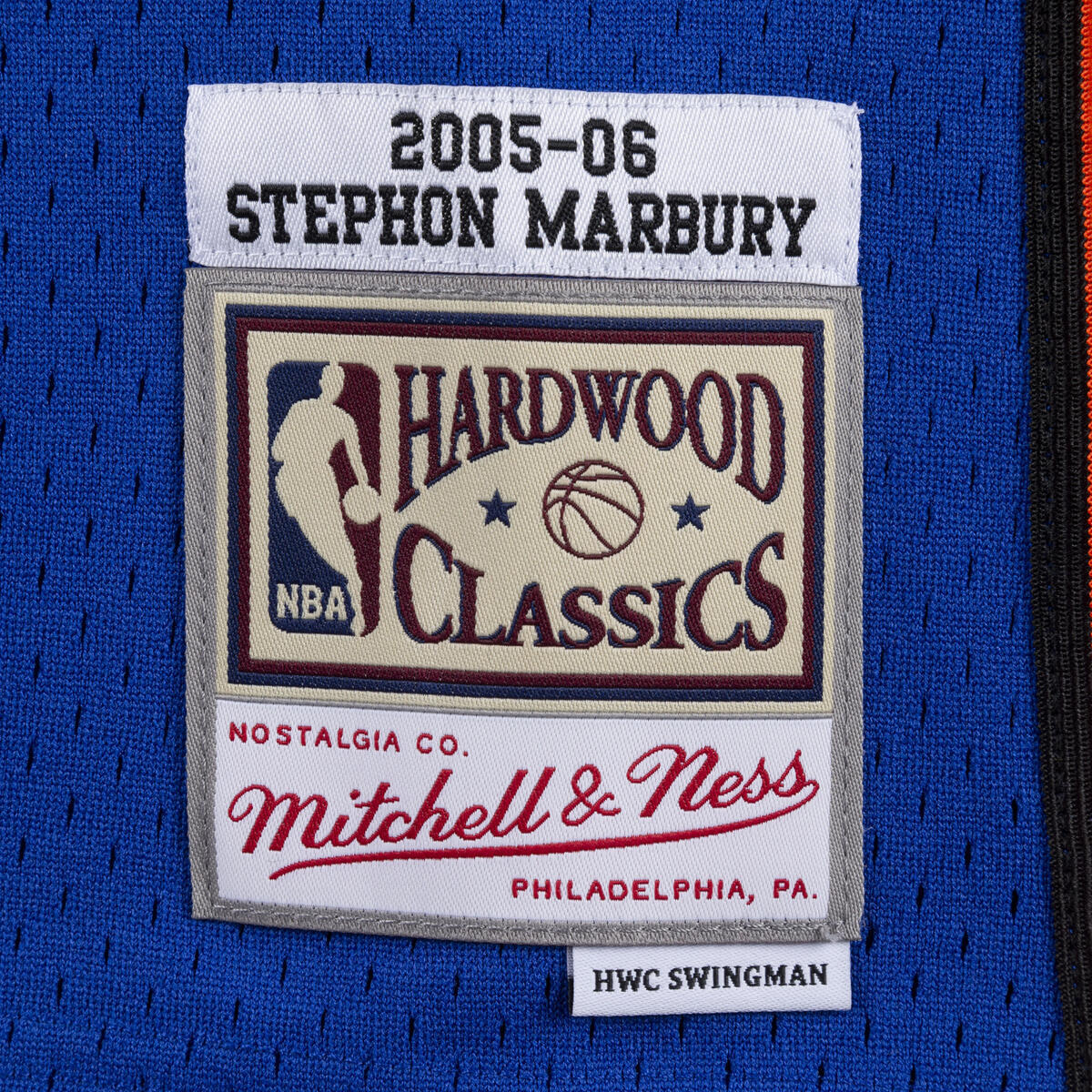 NBA SWINGMAN JERSEY KNICKS 2006 STEPHON MARBURY - Image 3