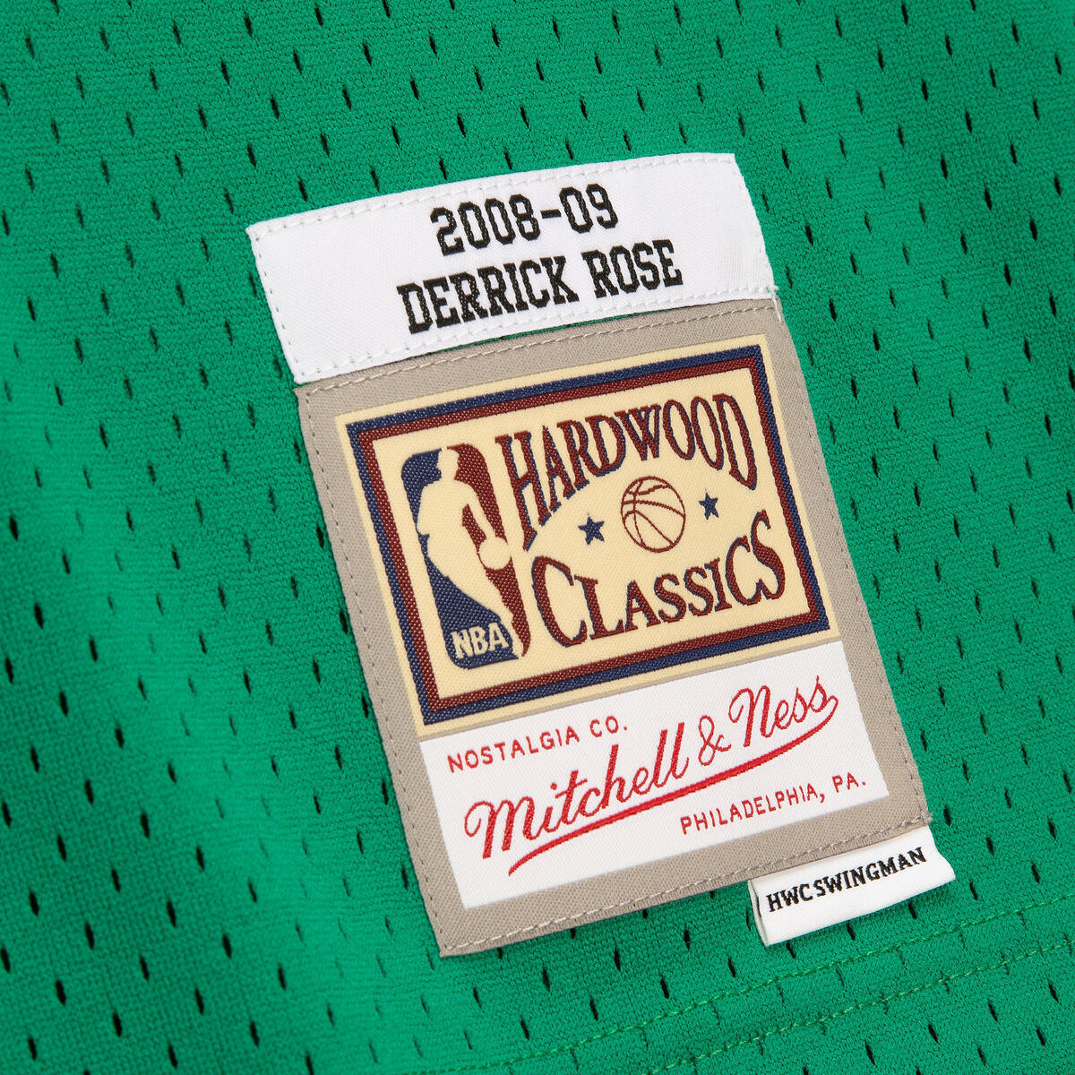 NBA SWINGMAN JERSEY BULLS 2008 DERRICK ROSE - KELLY GREEN - Image 3