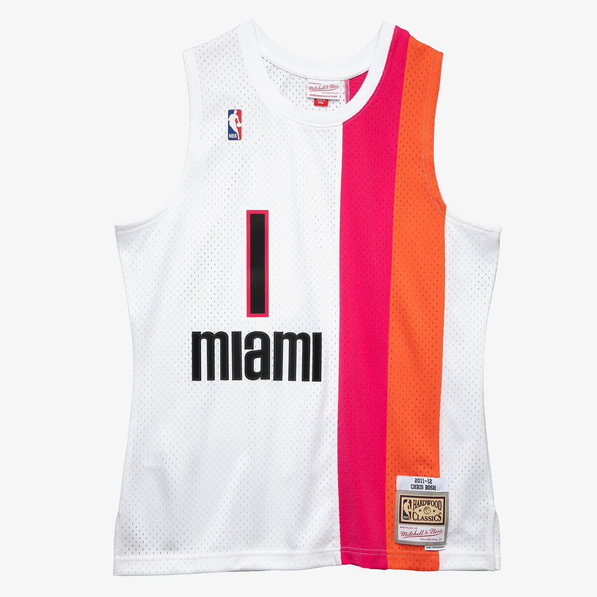NBA SWINGMAN JERSEY HEAT 2011 CHRIS BOSH - White - Image 1
