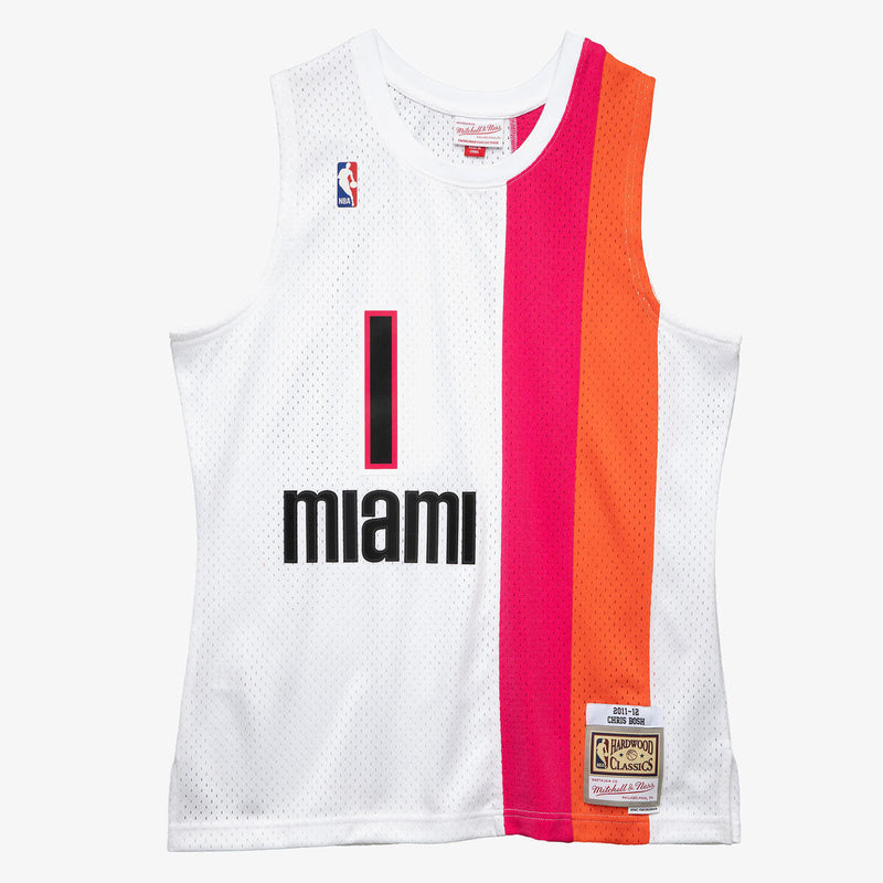 NBA SWINGMAN JERSEY HEAT 2011 CHRIS BOSH - White - Image 1