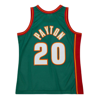 NBA SWINGMAN JERSEY SUPERSONICS 1995 GARY PAYTON - KELLY GREEN - Image 2