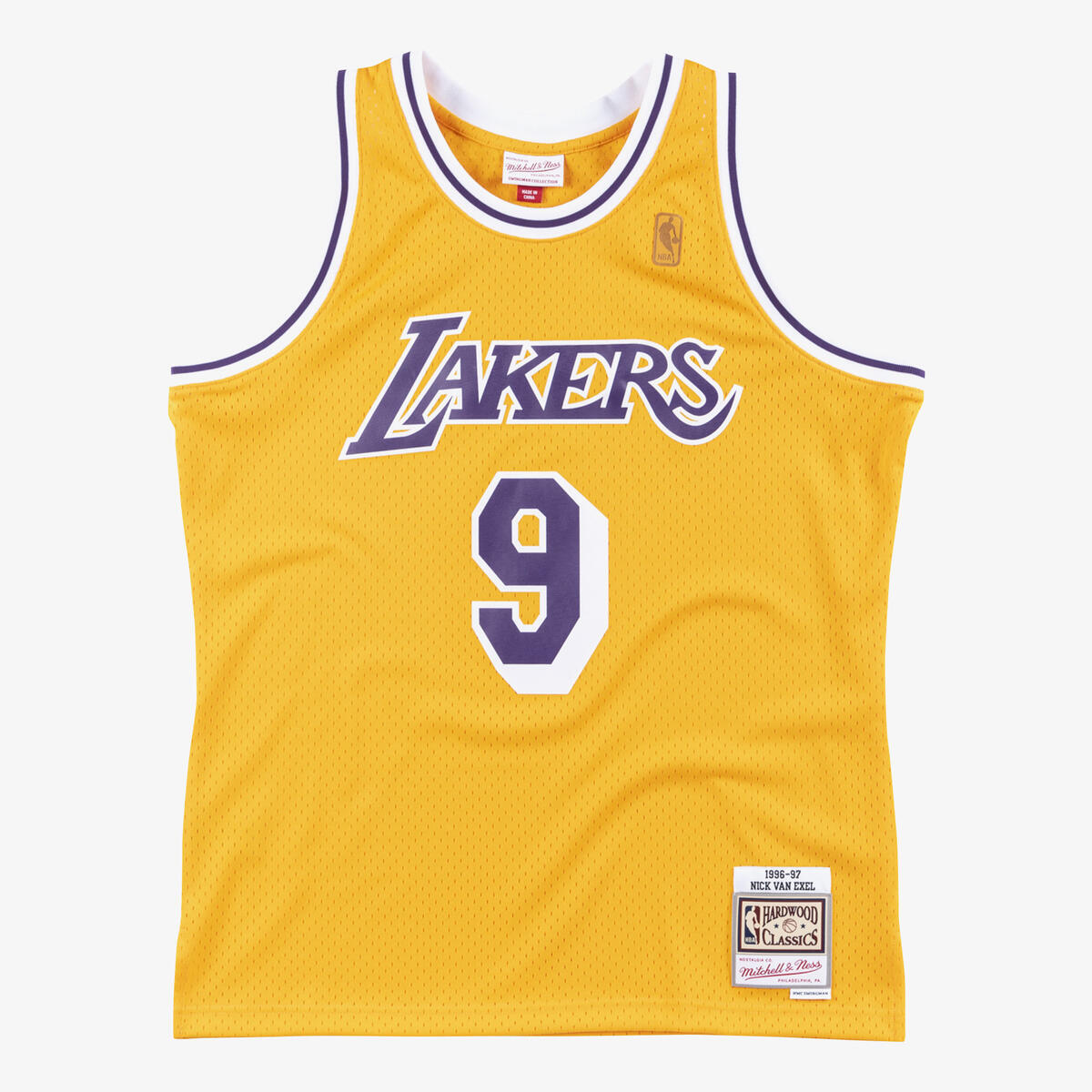 NBA SWINGMAN JERSEY LAKERS 1996 NICK VAN EXEL - Light Gold - Image 1