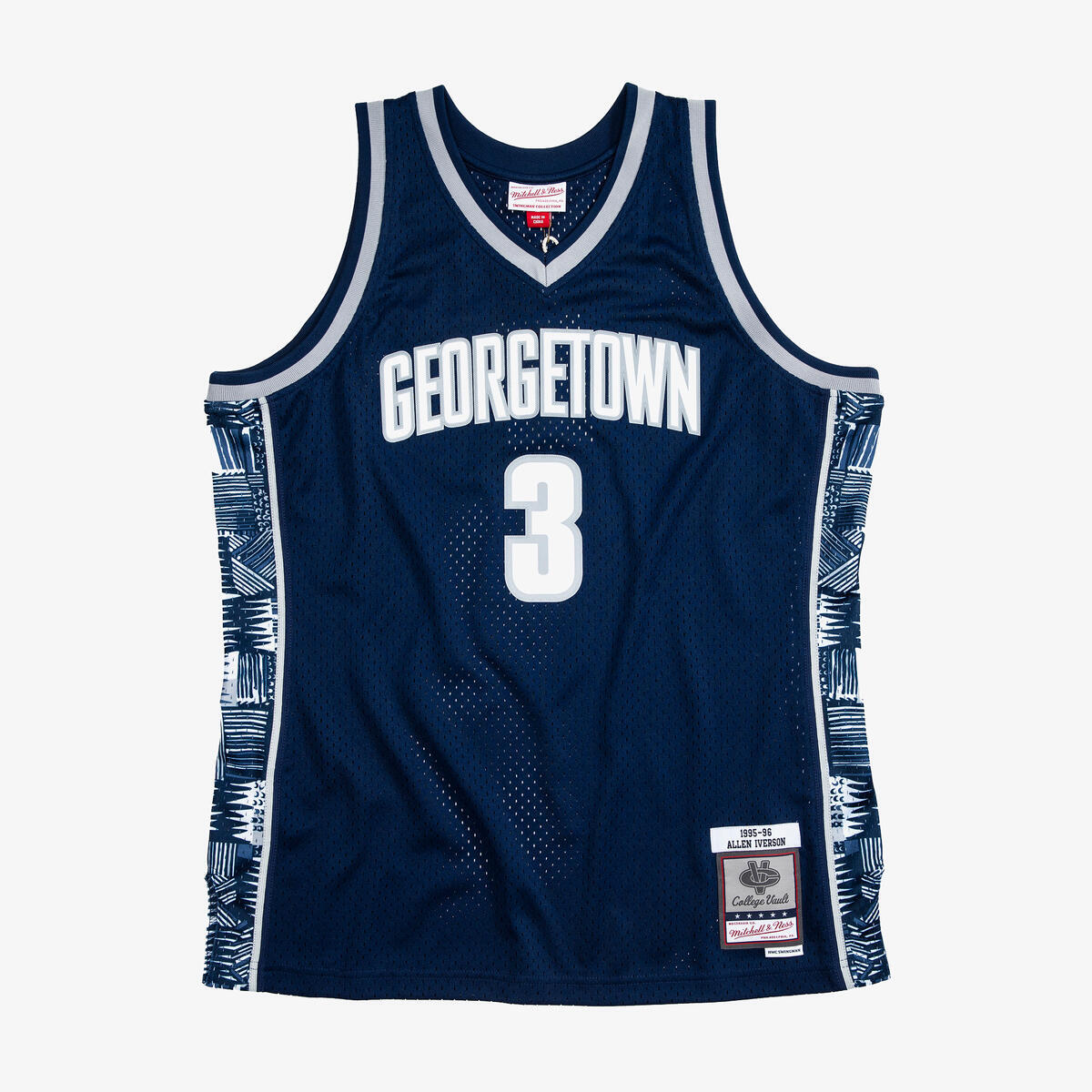 NCAA JERSEY GEORGETOWN 1995 ALLEN IVERSON - Navy - Image 1