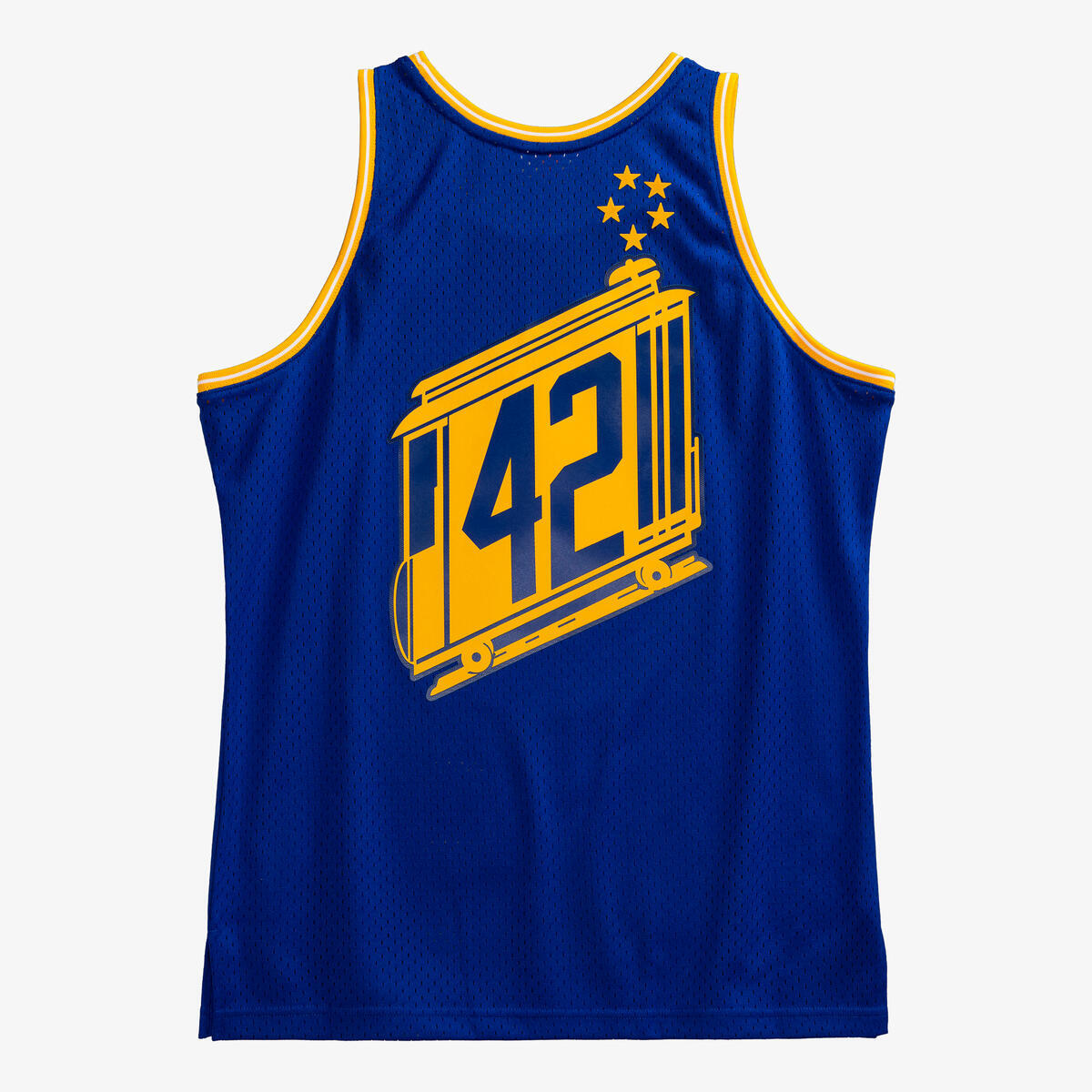 NBA SWINGMAN JERSEY WARRIORS 1966 NATE THURMOND - Royal - Image 2