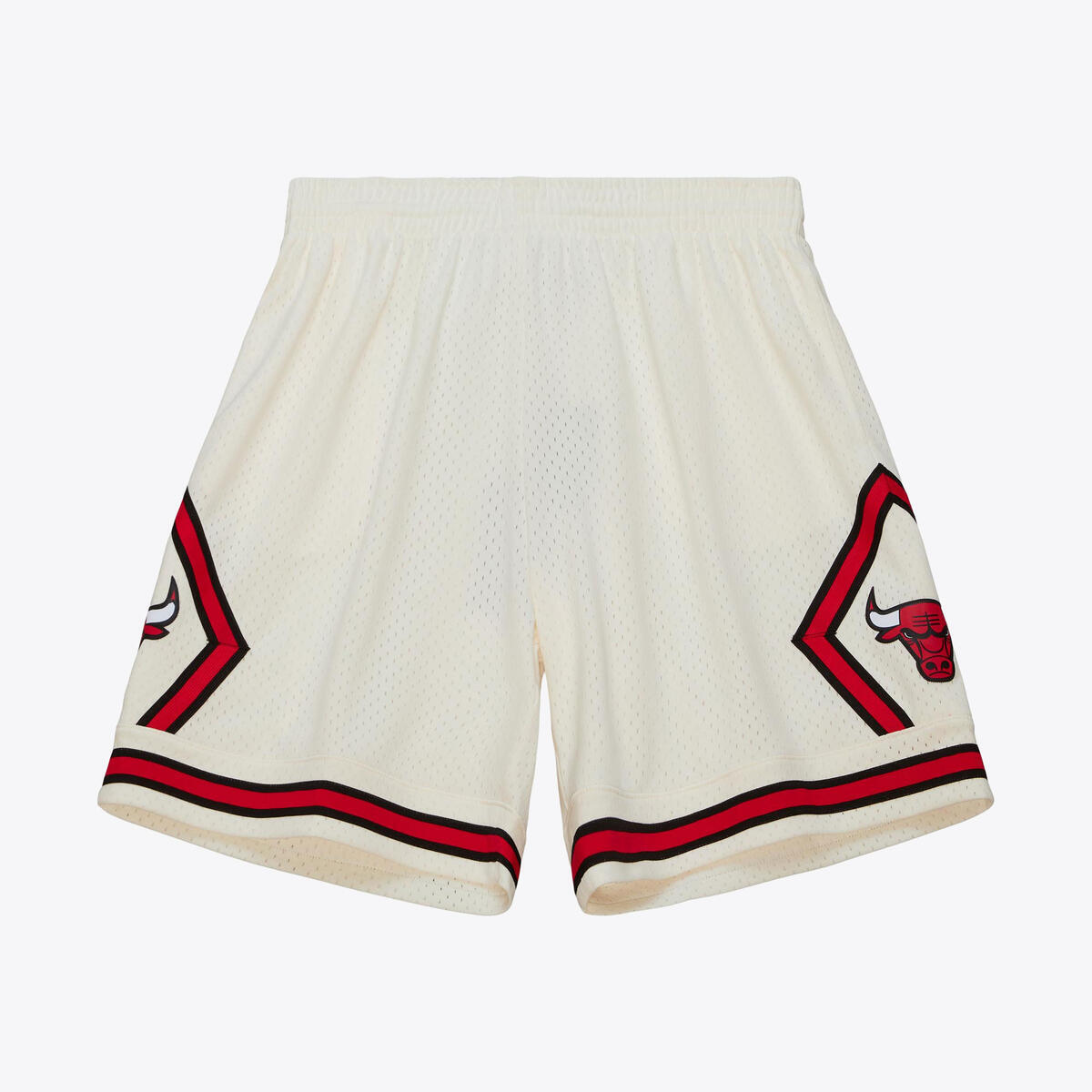 NBA CREAM TEAM COLOR SWINGMAN SHORTS BULLS 1997 - Image 6