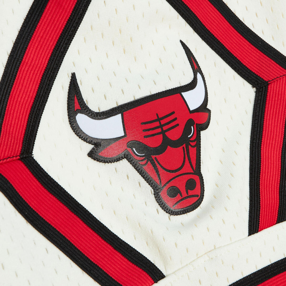 NBA CREAM TEAM COLOR SWINGMAN SHORTS BULLS 1997 - Image 8