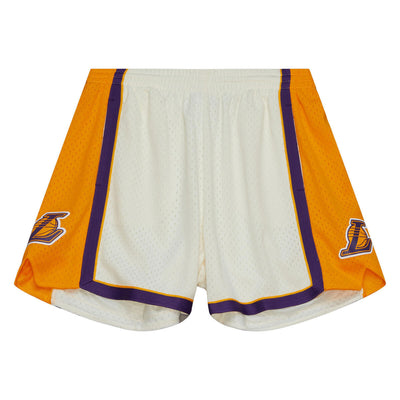 NBA WOMEN'S CREAM JUMP SHOT SHORTS LAKERS 2009 - Off White - Image 1