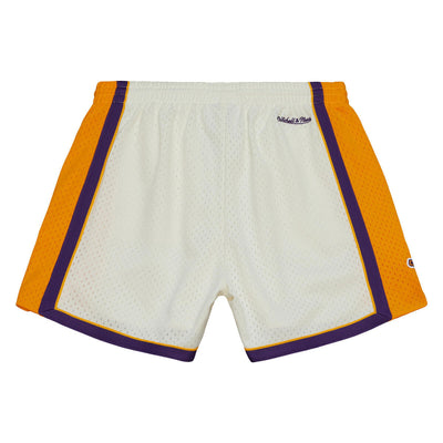 NBA WOMEN'S CREAM JUMP SHOT SHORTS LAKERS 2009 - Off White - Image 2