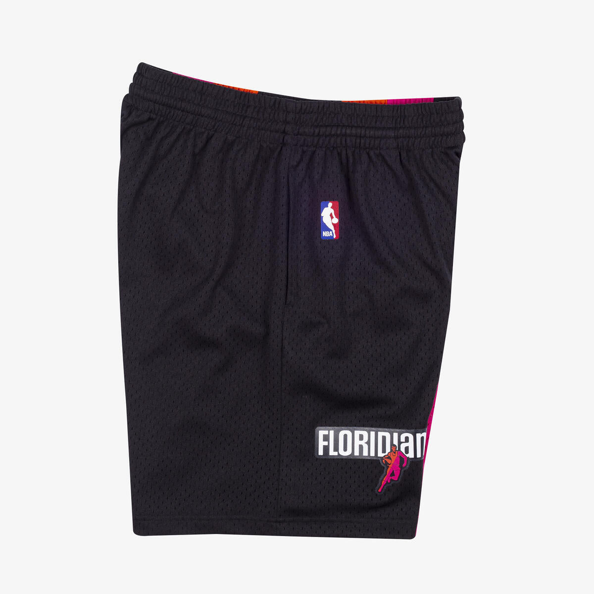 NBA SWINGMAN SHORTS HEAT 05 - Black - Image 4