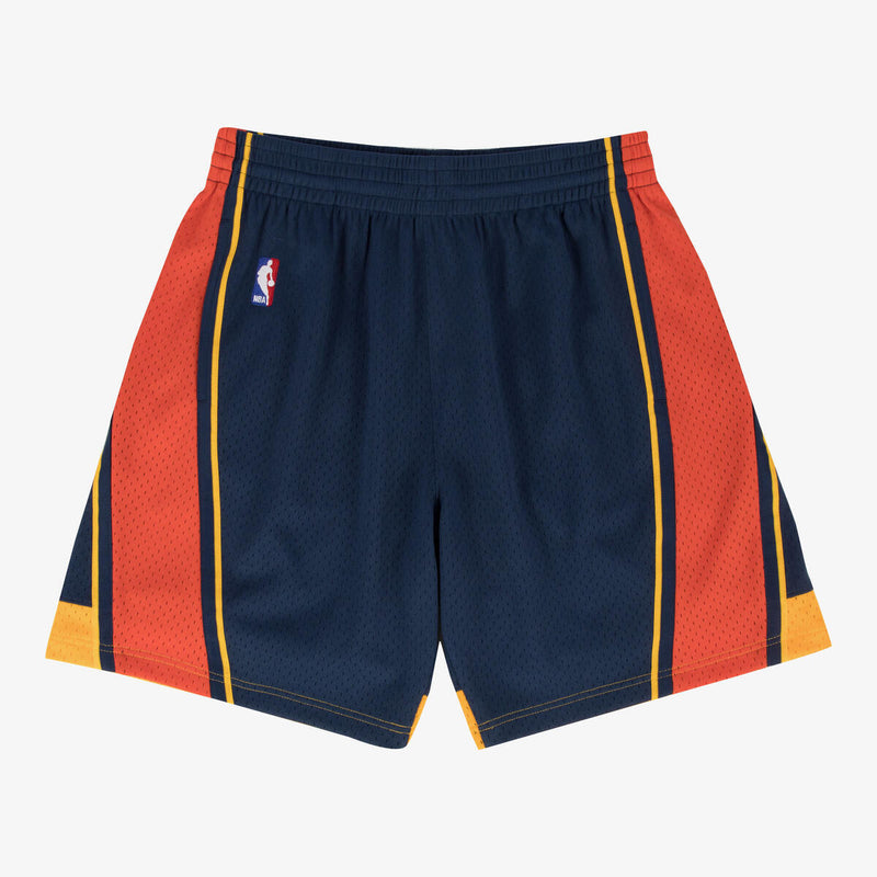 NBA SWINGMAN ROAD SHORTS WARRIORS 09-10 - Navy - Image 1