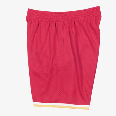 NBA SWINGMAN ROAD SHORTS ROCKETS 93-94 - Scarlet - Image 2