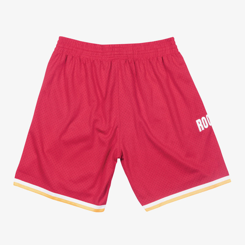 NBA SWINGMAN ROAD SHORTS ROCKETS 93-94 - Scarlet - Image 3
