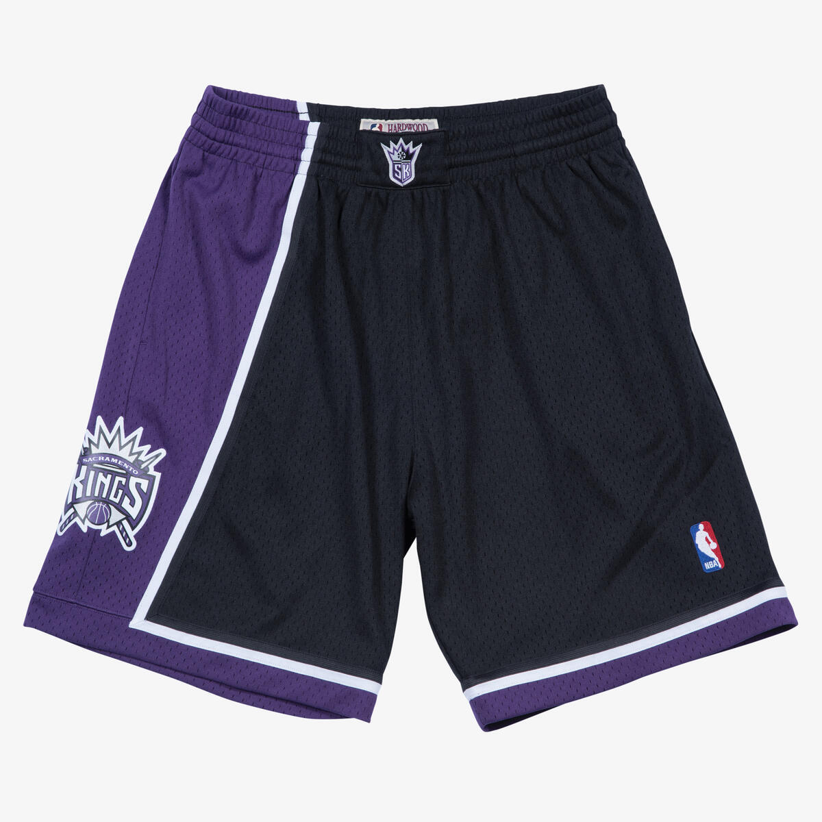 NBA SWINGMAN ROAD SHORTS KINGS 00-01 - Black - Image 1