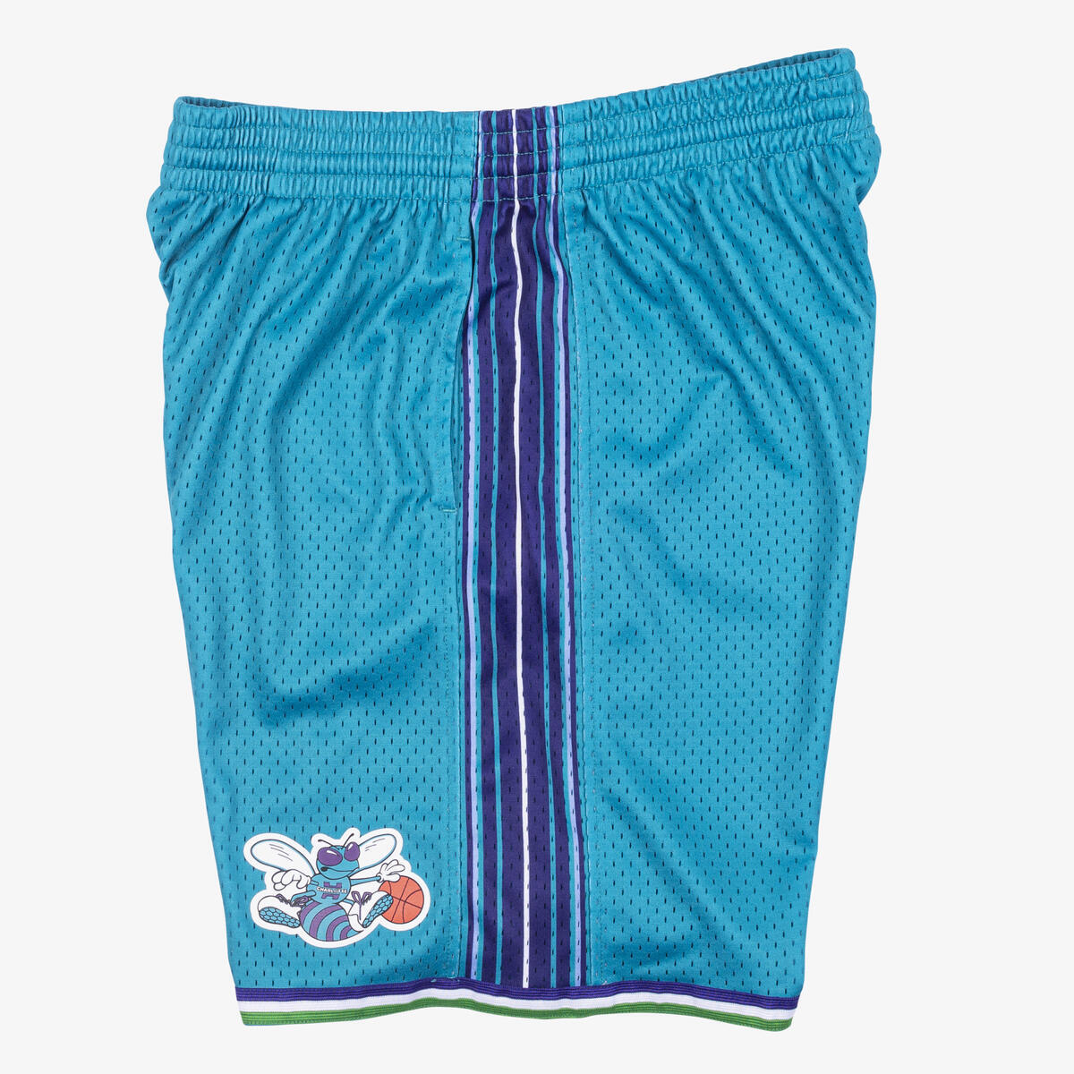 NBA ROAD SWINGMAN SHORTS HORNETS 99-00 - Teal - Image 2