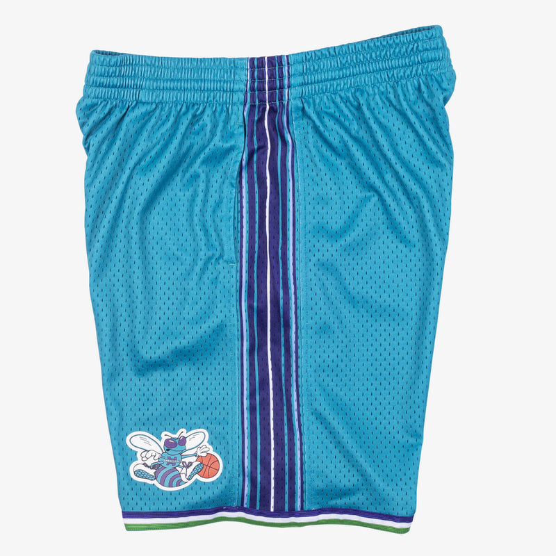 NBA ROAD SWINGMAN SHORTS HORNETS 99-00 - Teal - Image 2
