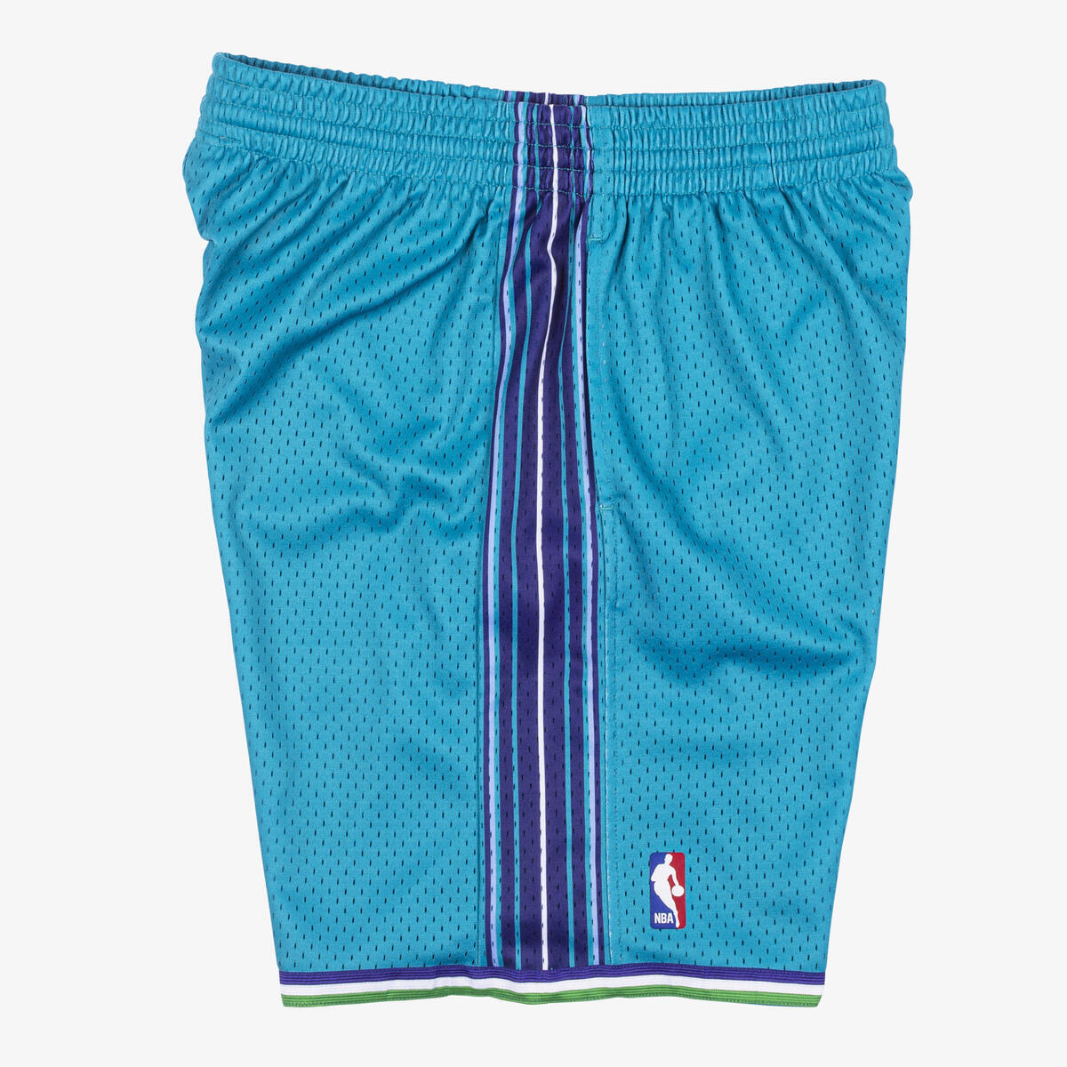 NBA ROAD SWINGMAN SHORTS HORNETS 99-00 - Teal - Image 4