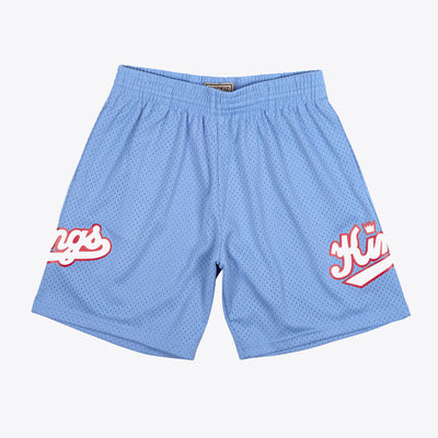 NBA SWINGMAN SHORTS KINGS 85 - Columbia Blue - Image 1
