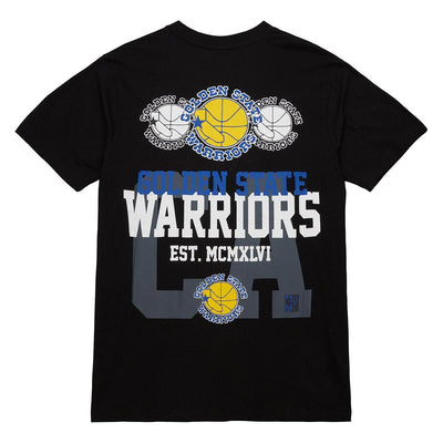 NBA HOME TEAM SS TEE HWC WARRIORS Black SS10001-GSWBLCK - Image 2
