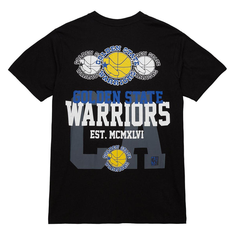 NBA HOME TEAM SS TEE HWC WARRIORS Black SS10001-GSWBLCK - Image 2