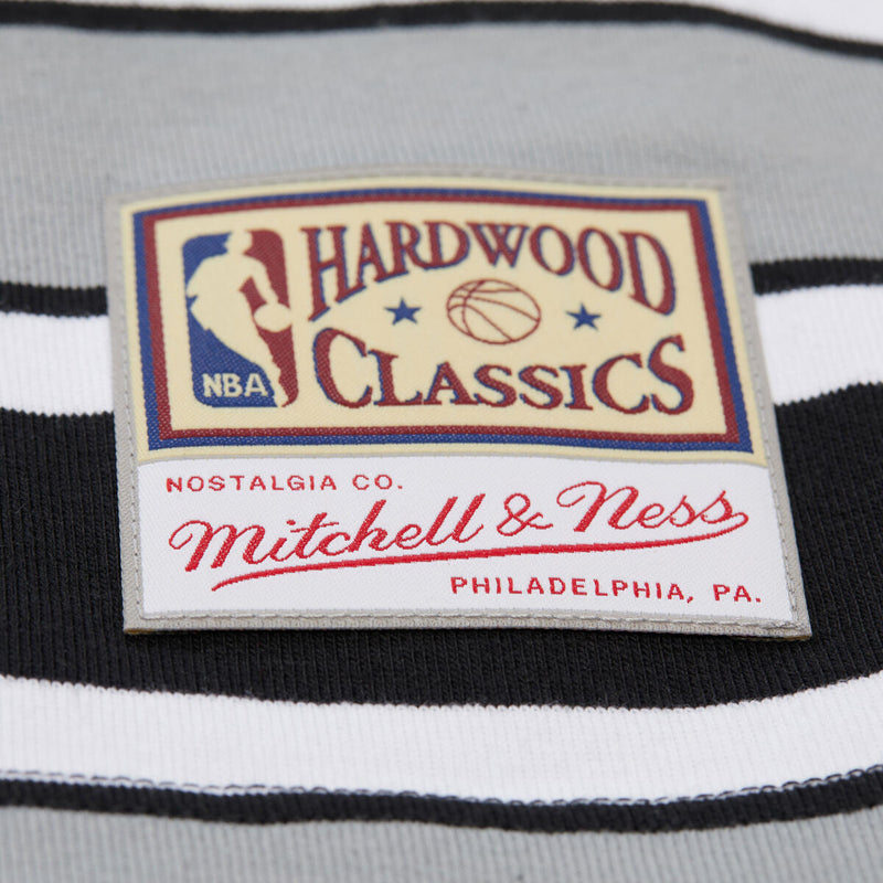 NBA STRIPED SS SHIRT LAKERS Black SS10114-LALBLCK - Image 3