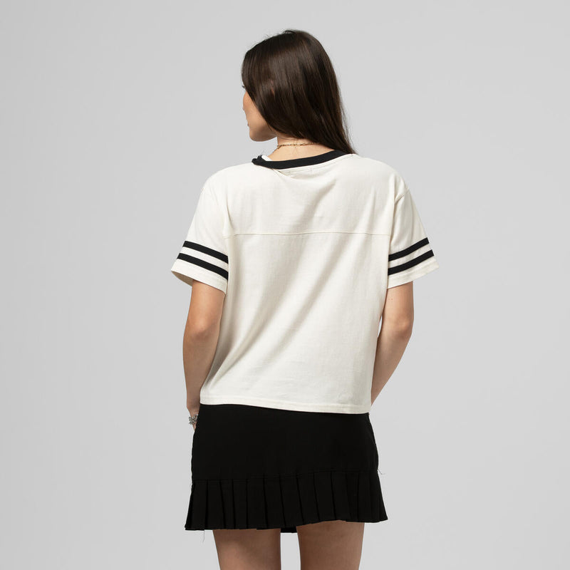 NBA CROPPED YOKE TEE 76ERS - Image 8