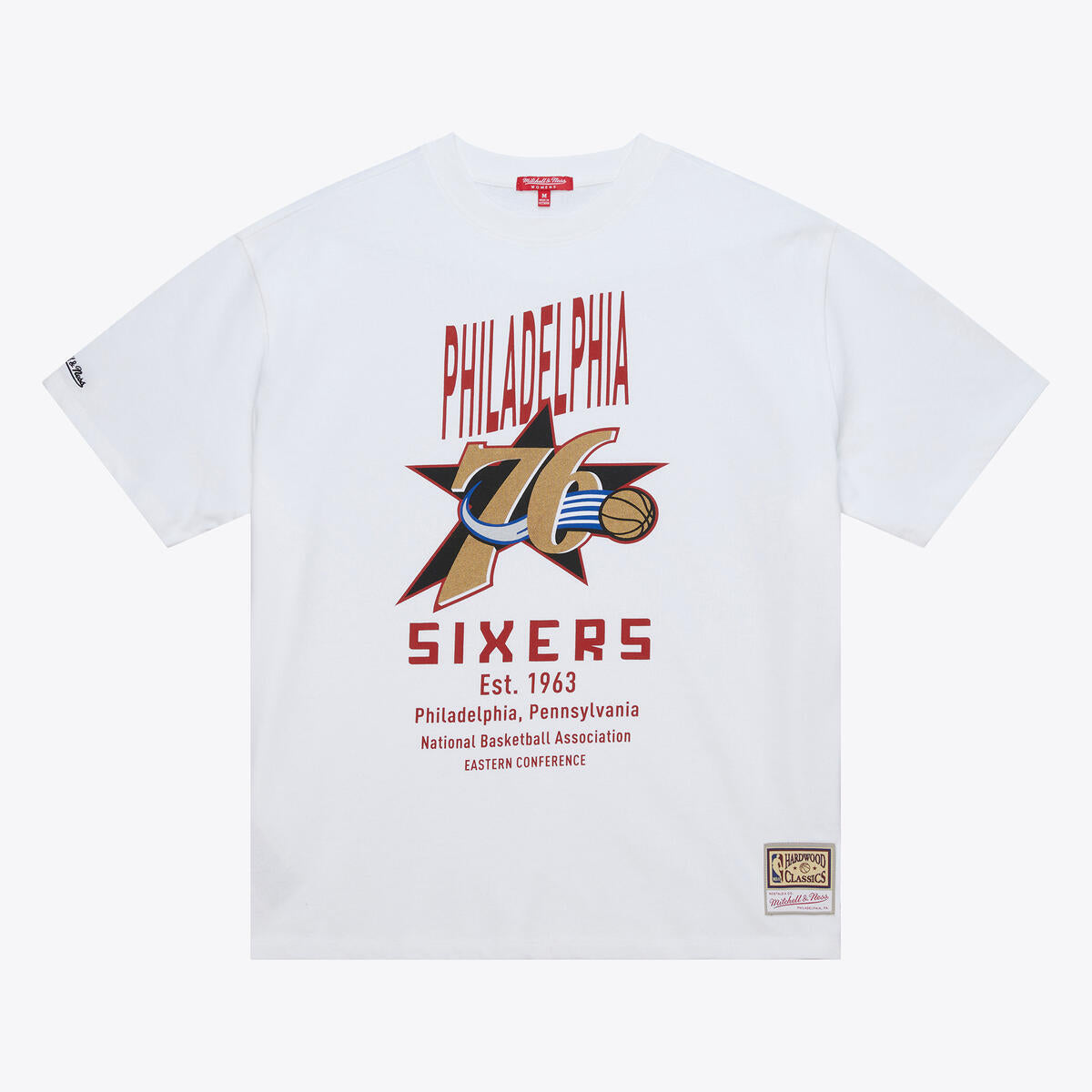 NBA BOYFRIEND TEE 76ERS - White - Image 1