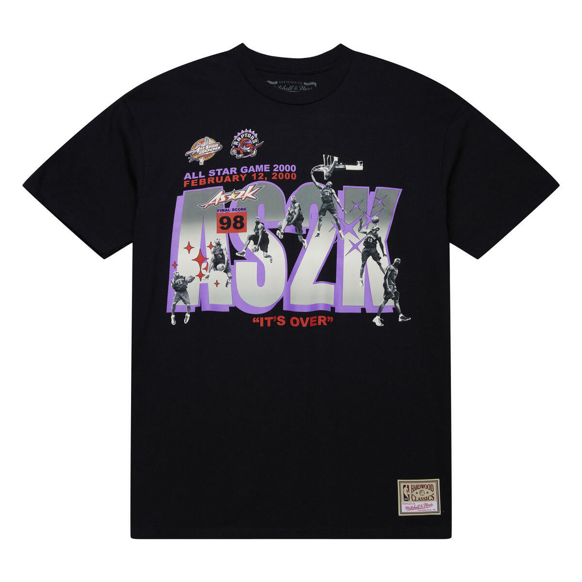 NBA IT'S OVER SS TEE HWC RAPTORS VINCE CARTER Black SS12113-TRABLCK - Image 1