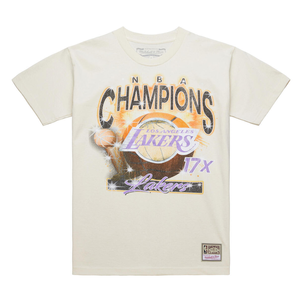 NBA BOOM SS TEE HWC LAKERS - NATURAL - Image 1