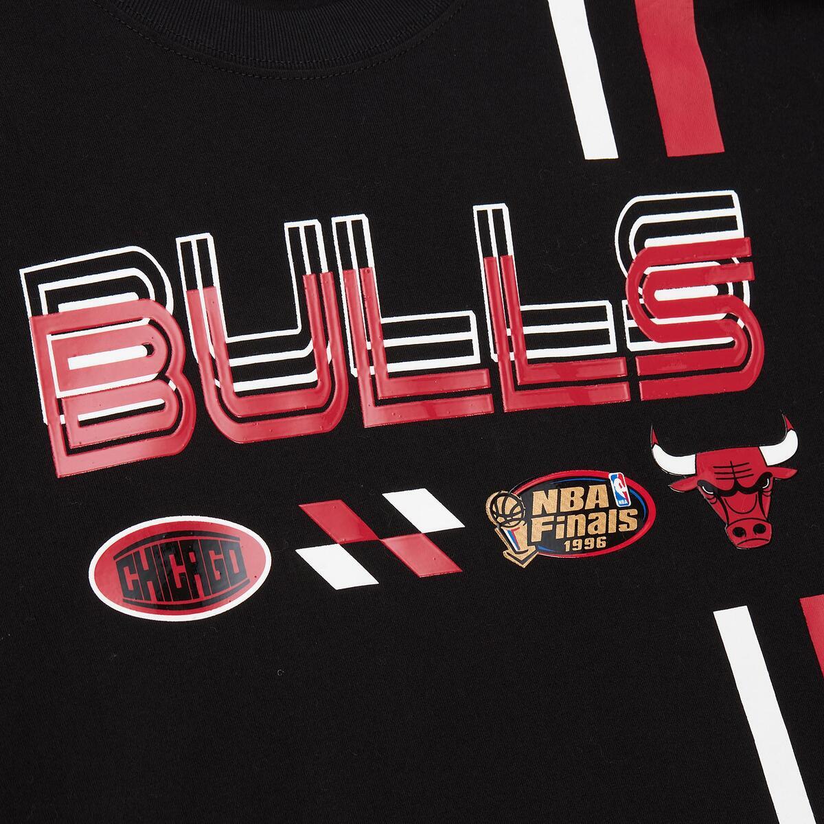 NBA SPEEDWAY BLURRED SS TEE BULLS - Black - Image 3