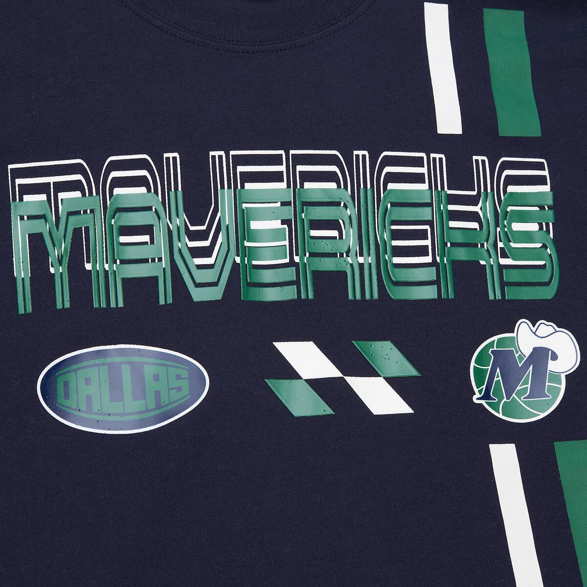 NBA SPEEDWAY BLURRED SS TEE MAVERICKS Navy SS8168-DMANAVY - Image 3