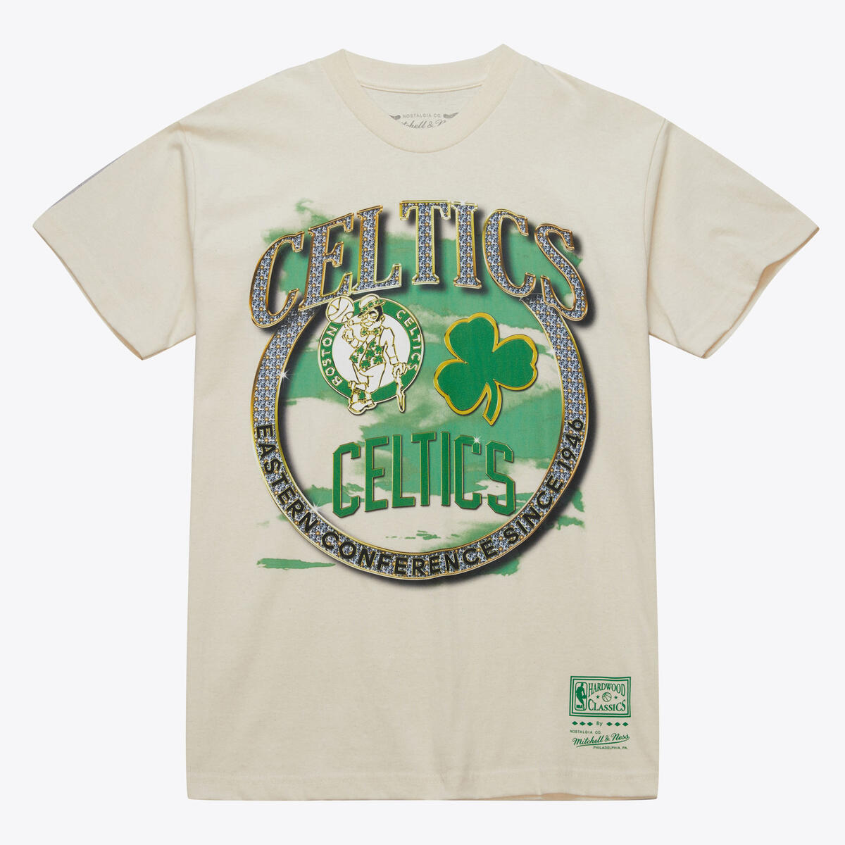NBA CROWN JEWELS SS TEE HWC CELTICS NATURAL SS8186-BCENTRL - Image 1
